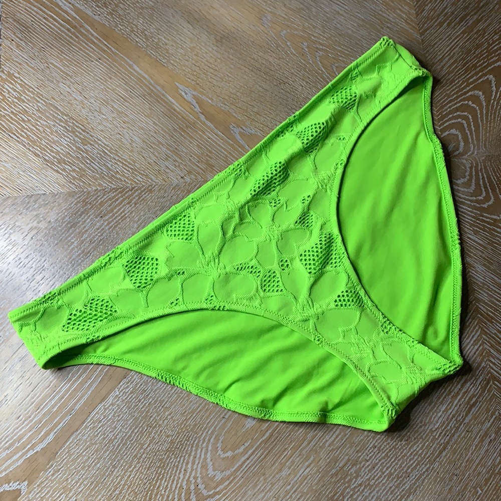 AERIE Green Plus Floral Swim Bikini Bottom XXL